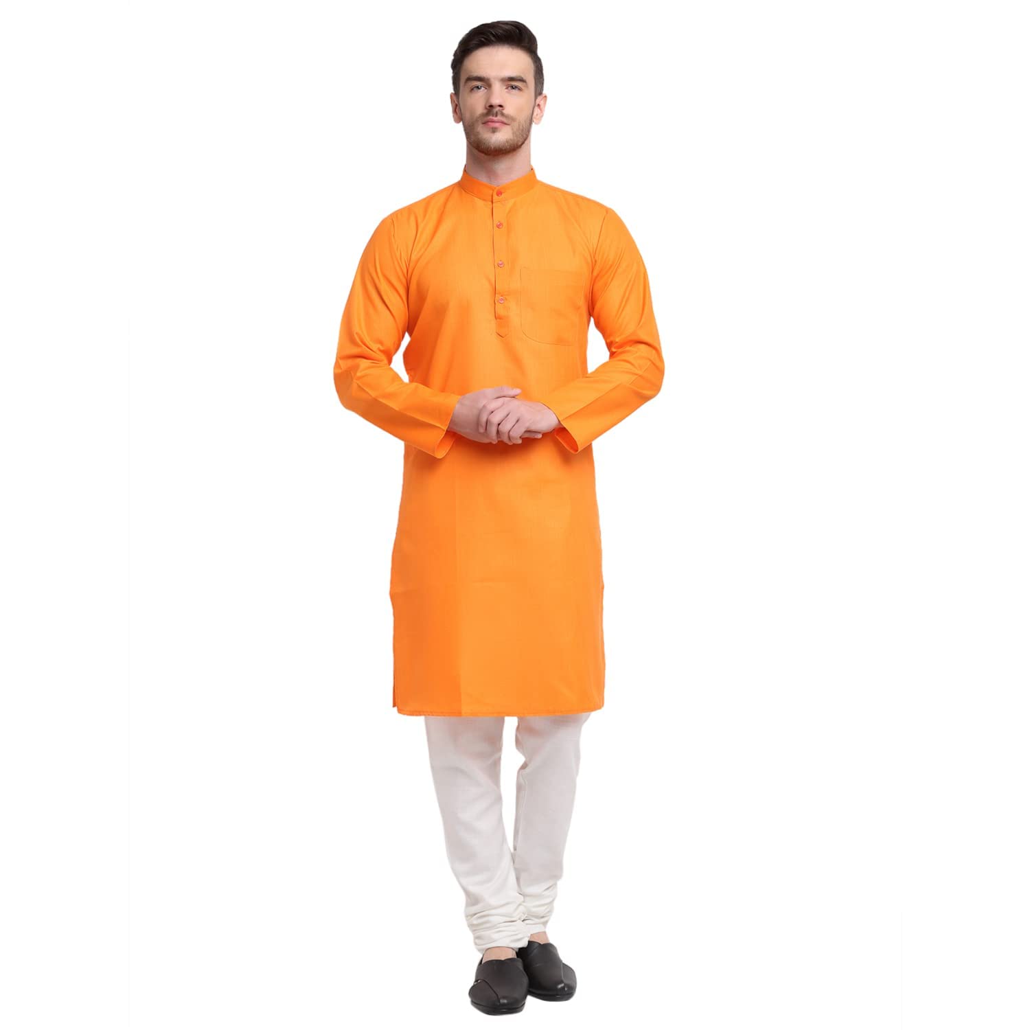 devyom Men's Cotton Kurta Pyjama Set-picture-27