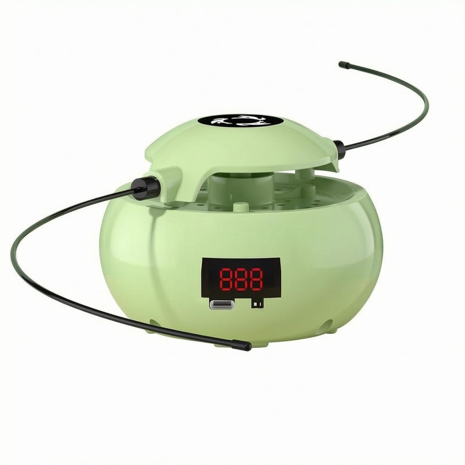 Compact Smart Skipping Machine Glossy Smart Jump Rope Machine, Green-picture-14