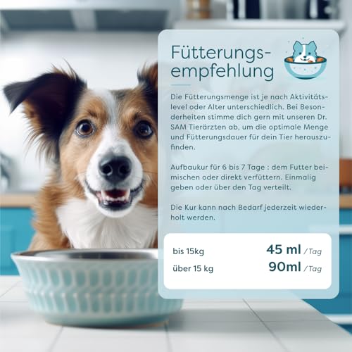 Dr. SAM Tonicum Dog Astronautenkost – flüssige Aufbau-Kur bei Appetitlosigkeit, mit Vitaminen, Proteinen & Spurenelementen, unterstützt Hunde nach Krankheit, OP oder Magen-Darm-Beschwerden, 280ml