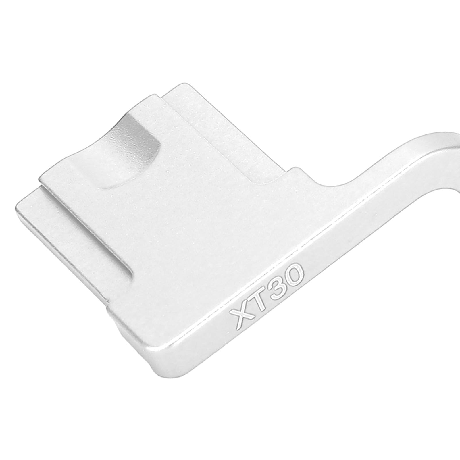 Uchwyt Kciukowy ze Stopu Aluminium CNC do Aparatu Fuji X?1 X?T2 X?T3 X?T10 X?T20 X?T30, Bezpieczne Trzymanie Gorącej Stopki, Metalowy Uchwyt do Aparatu (SILVER)