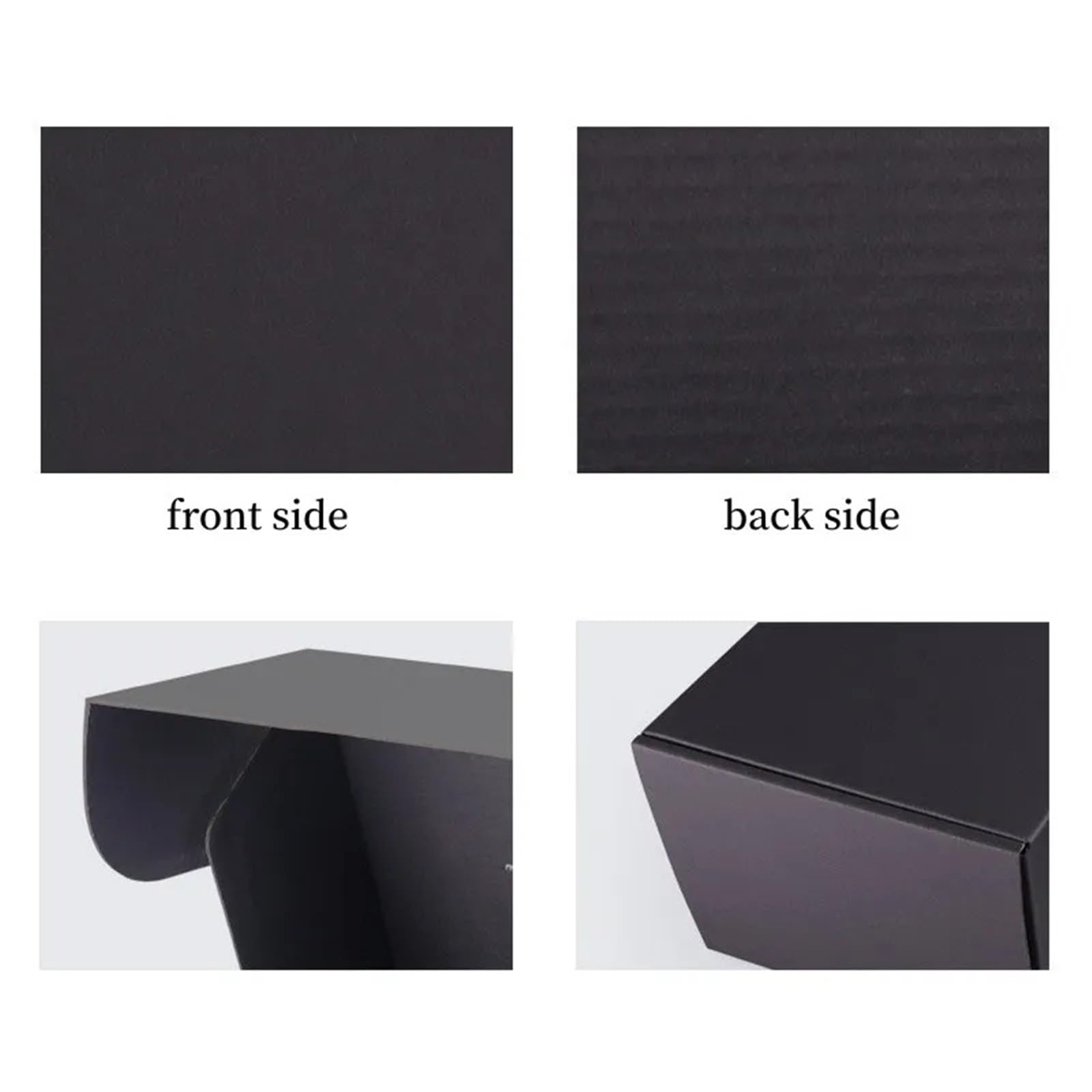 Caja de cartón negra Extra dura, caja embalaje papel corrugado grueso for envío comercial, 10 Uds para Embalaje y Correo(15x10x6cm)
