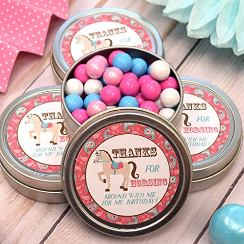 Horse Back Riding Park Birthday Party Sticker Labels, 40 2" Party Circle Stickers By Amandacreation, Great For Party Favors, Envelope Seals & Goodie Bags #TOP5
