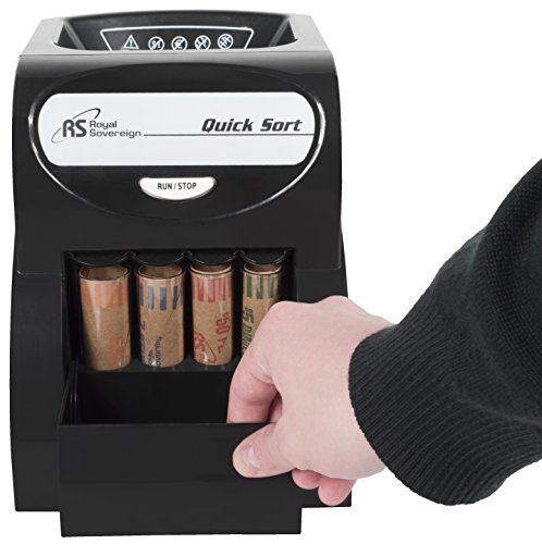 Royal Sovereign Usd Coin Sorter With Coin Wrapper Starter Pack, Patented Anti-Jam Technology (Qs-2An) #TOP6