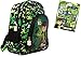 Produktbild 2tlg Ben 10 - Super Set - Rucksack für Schule, Freizeit, Sport oder Kindergarten (31x27x12cm) mit 2 Seiten-Netzfächer + 200 Ben 10 Sticker