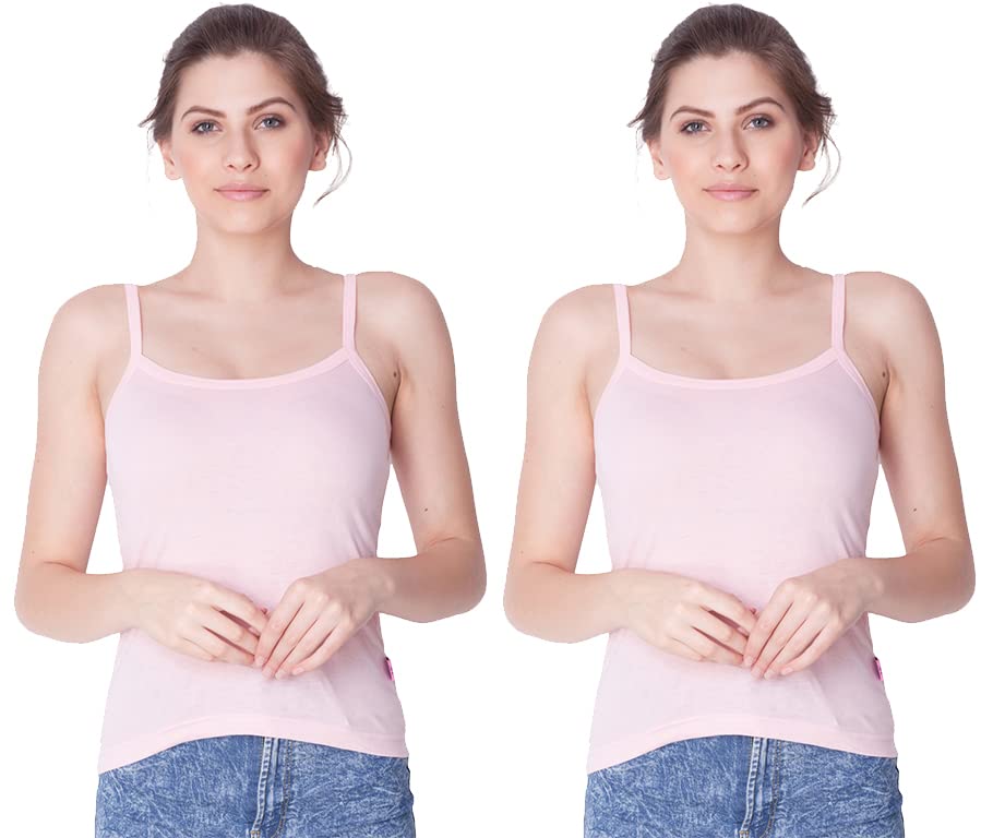 Image of Dollar Missy Women Camisole Shilpa Pack of 2- Light Pink (8905203266135 MMBB-351-R3-LP-PO2 L)