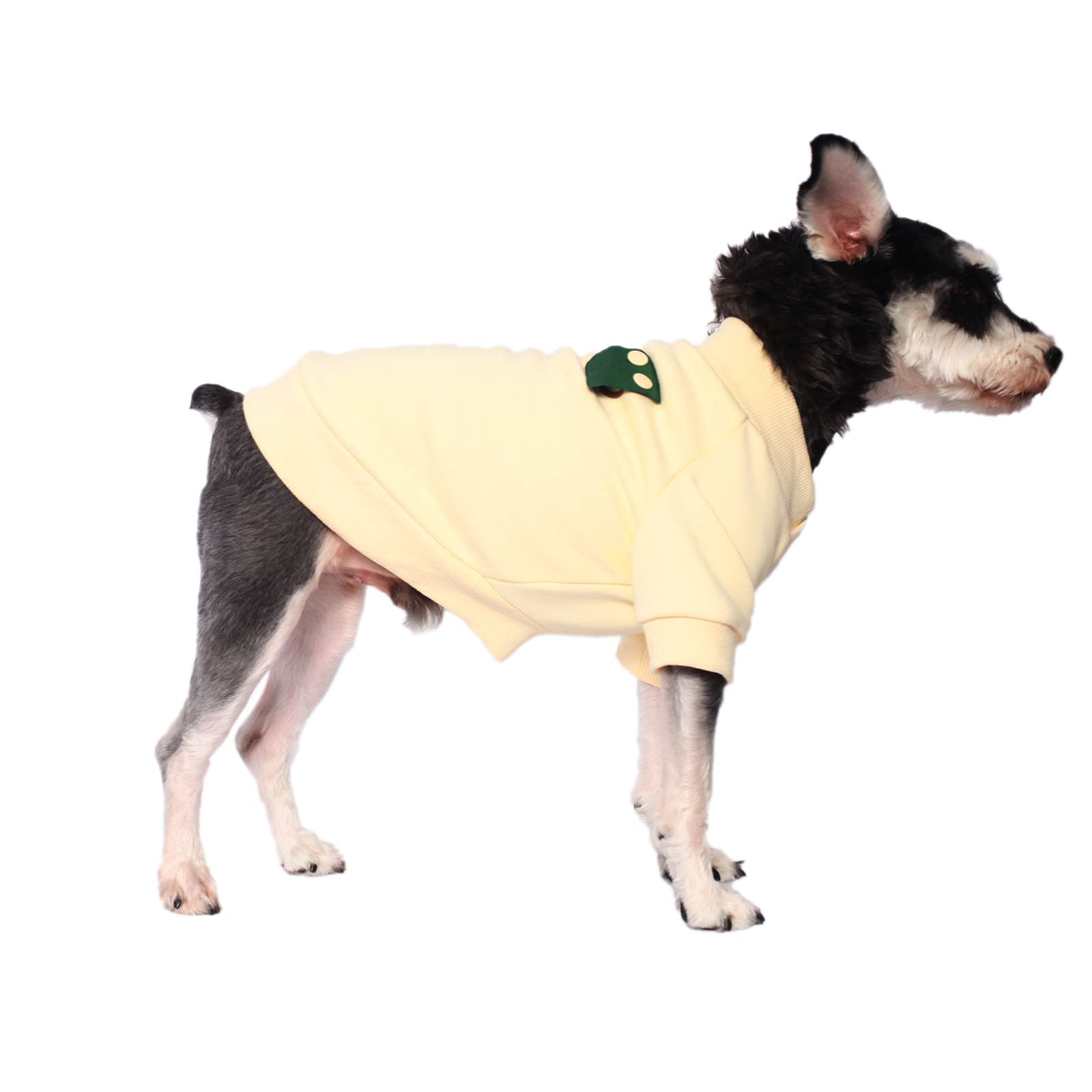 Photo 1 of 2 OF- Lkeiyay Pet Clothes Large Dog Sweater - Cute Fall Winter Warm Soft Puppy Sweater for Small Medium Size Dogs (Large, Yellow) Large Yellow