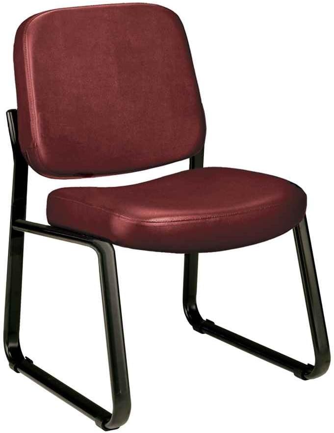 OFM 405-VAM Armless Guest and Reception Chair, Vinyl, Navy