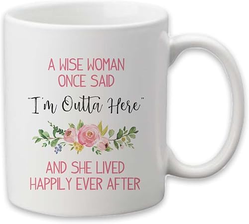 Taza de jubilación | Regalo de divorcio para mujeres | Regalo de jubilación para mujeres | Decoración de fiesta de jubilación | Jubilación de