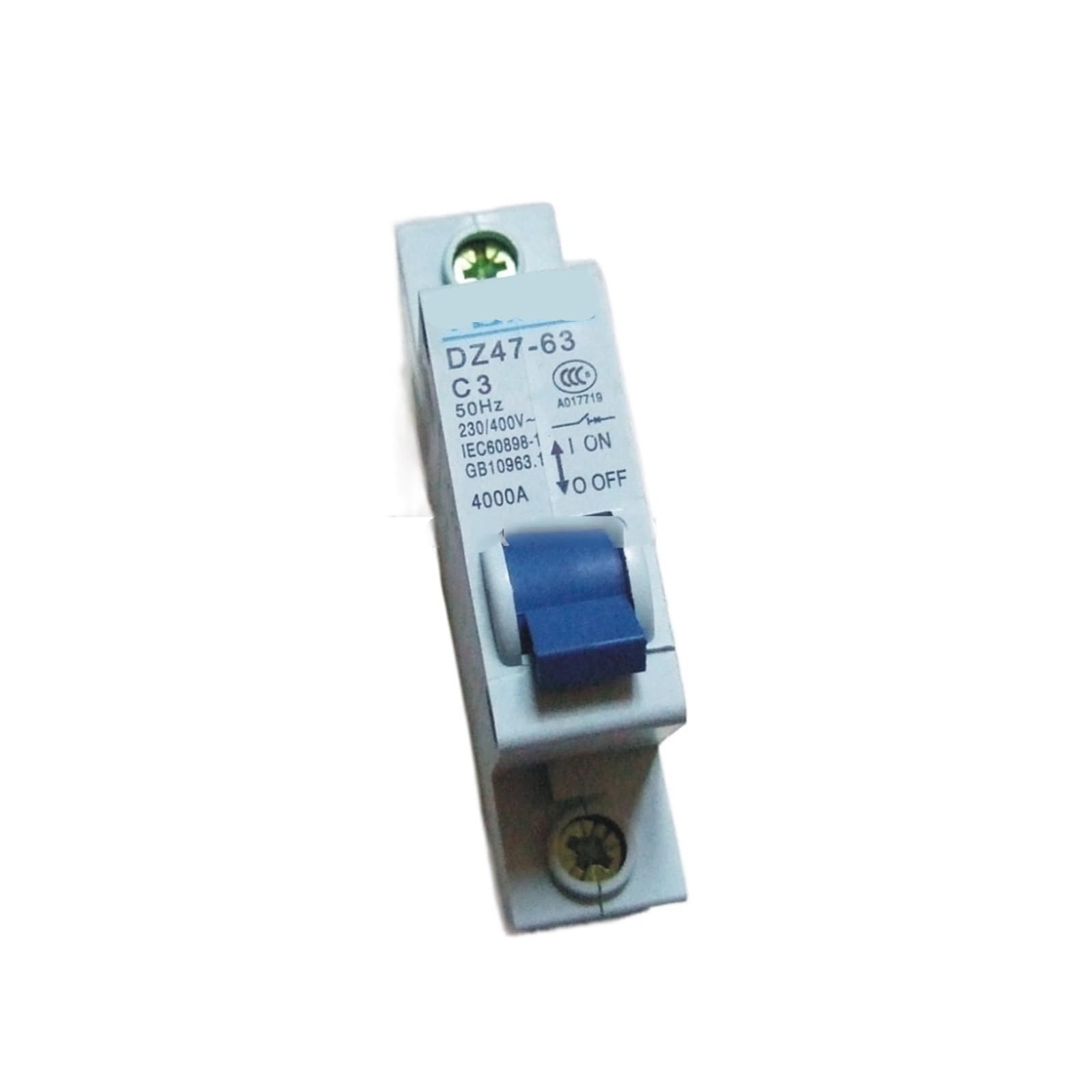 Mini disjoncteur C45 1P 3A pour protection de circuit électrique domestique 240V