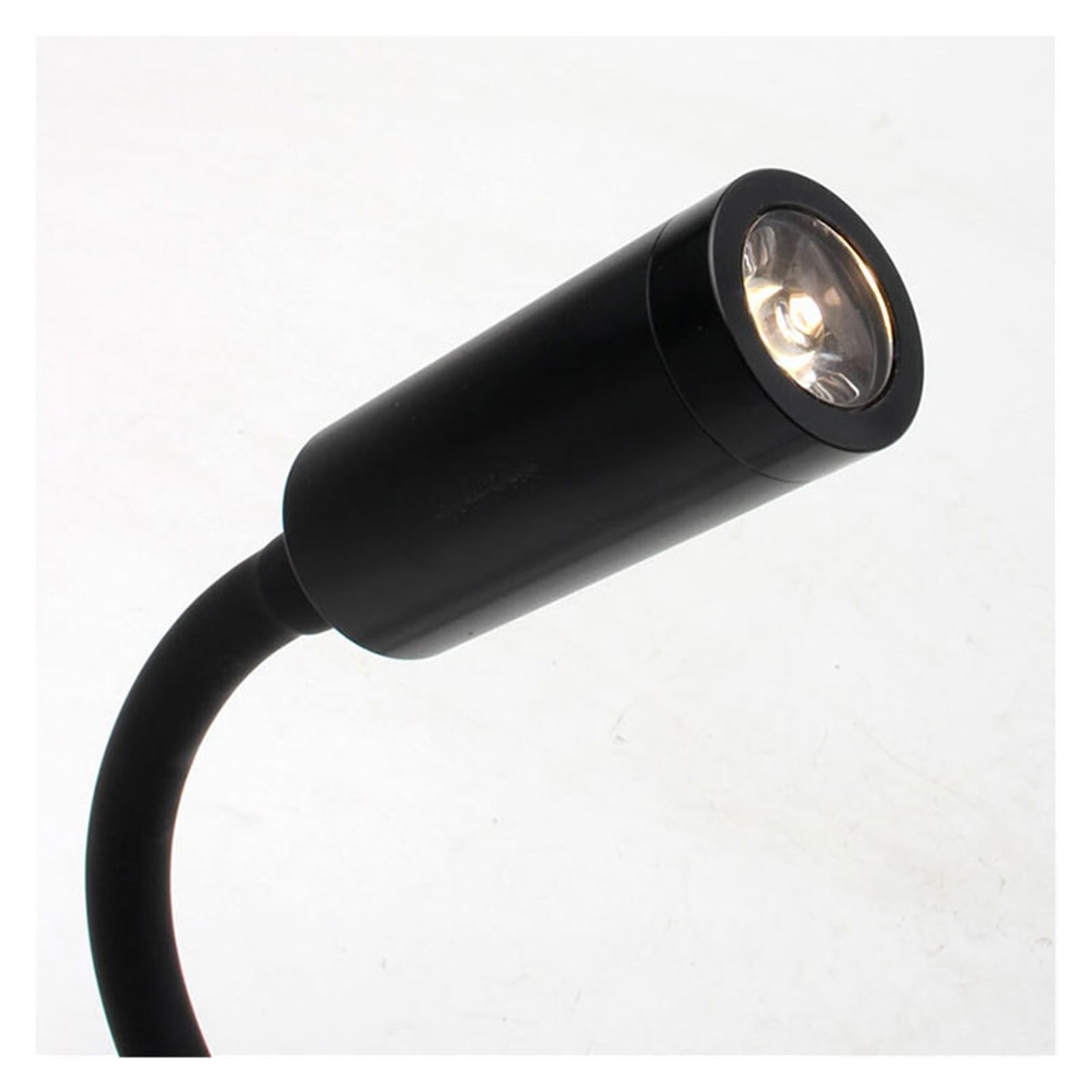 Czarny 3000K 4000K 6000K ścienna lampka do czytania na gęsiej szyi Port USB wyjście lampka do czytania z przełącznikiem do czytania w łóżku(4000K)