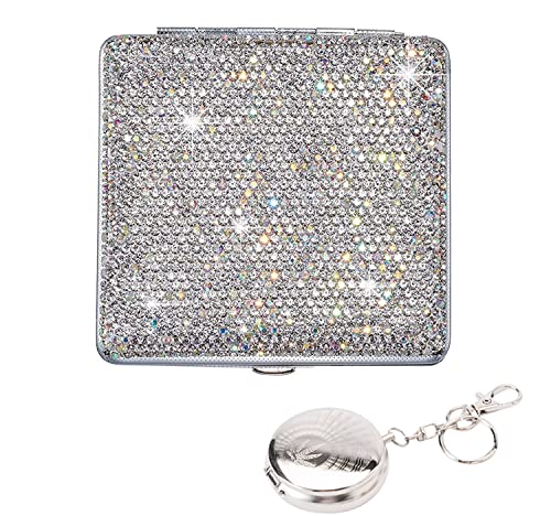 Eforcase Retro Metal Case,Womens Shiny case,Double Sided Spring Clip Open Box for 20 of The 100s ,Pocket Holder Credit Card Holder Protective Security Wallet Eforcase Retro Metal Case,Womens Shiny case,Double Sided Spring Clip Open Box for 20 of The 100s ,Pocket Holder Credit Card Holder Protective Security Wallet