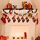 PEUTIER 6 Stück Weihnachtsstrümpfe Halter, Kaminaufhänger Metallhaken zum Aufhängen von Weihnachtsstrümpfen Kaminstrumpfklammern für Weihnachtsdekorationen(Silber)