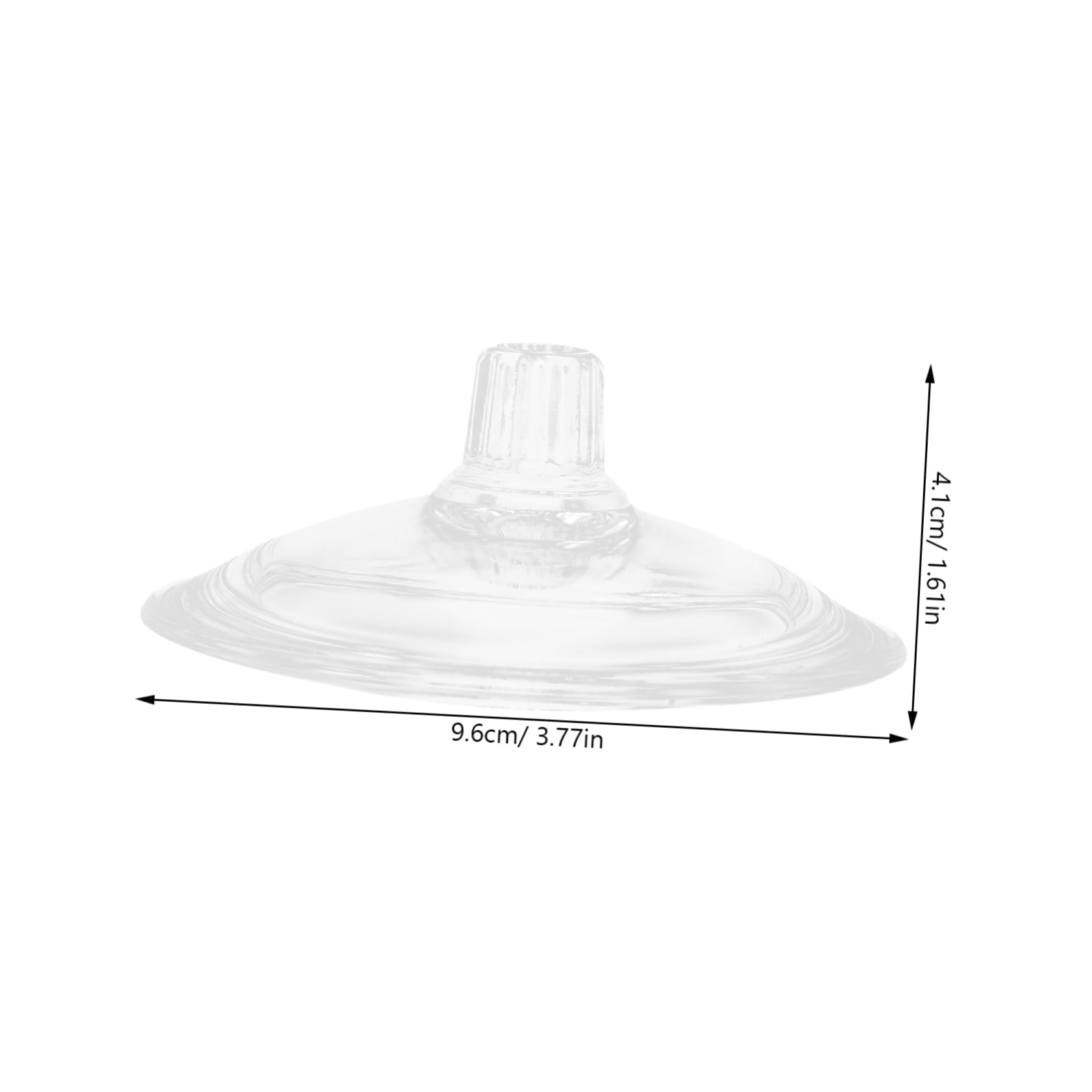 Alipis Replacement Glass Lid for Teacups and Cups Cup Cover with Handle for Easy Carrying Dust Prevention and Beverage Freshness Fit for Glass Cups