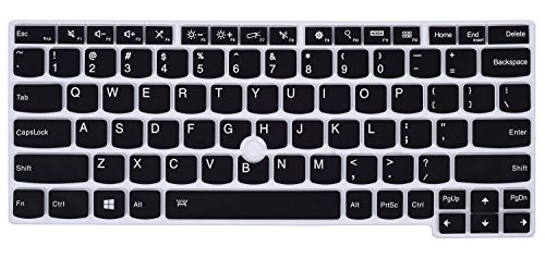 Keyboard Cover for Lenovo Yoga 260, Yoga 370, ThinkPad X230S X240 X240S X250 X260 X270 X280, Thinkpad X380 Yoga Laptop, Black