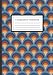 Composition Notebook: College Ruled Paper Notebook | Retro Blue and Orange Scale Pattern | Medium Width Lined Paper Workbook for Kids, Teens, and Students | Great for Home, School, or Work
