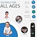 Elate Medical Grade Non-Contact Forehead Thermometer for Adults and Kids, No-Touch Digital Infrared Thermometer for Infants/Newborns, Touchless Temporal Thermometer for Fever, Black