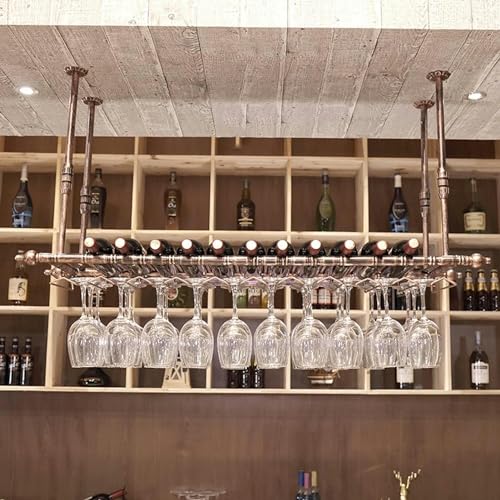 Casier à vin suspendu mural pour libérer l'espace de vos tables