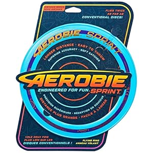 Aerobie Sprint Ring Frisbee, Blau, 1 Stück