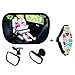 Espejo Retrovisor Bebé para Vigilar al Bebé en Coche, 360° Ajustable para Silla Trasera de Bebé con Clip y con Ventosa + Soporte Cabeza Sujeta Cabezas Coche para Niños(Como regalo)