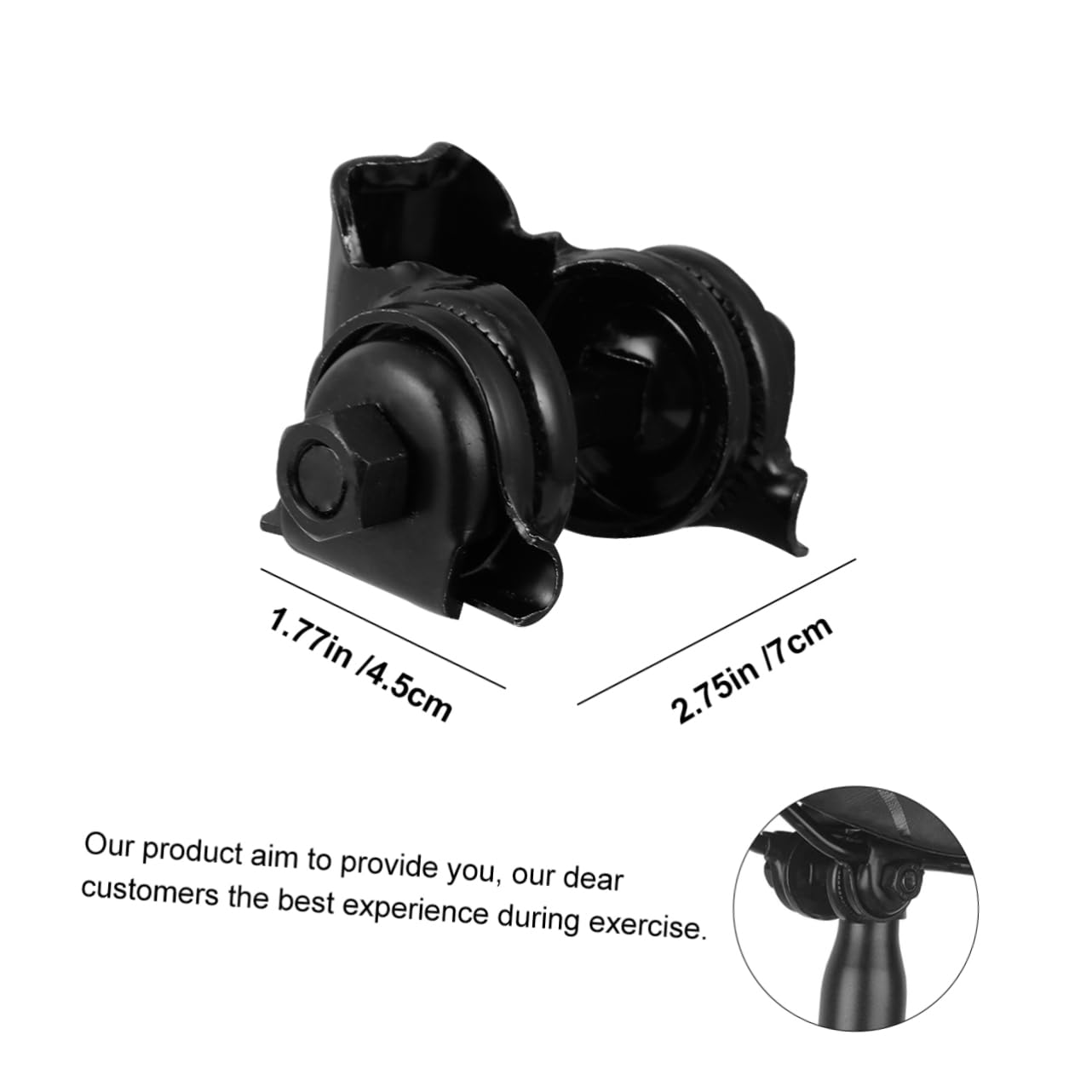 Totority Bike Seat Clamp Accessory 4 Pcs Saddle Seatpost Clamp Sturdy and Easy to Carry