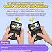R36T Retro Gaming Console, 3.5'' IPS Screen CRT-Inspired, Handheld Game Console with 18000+ Classic Games Supports WiFi Networked Fighting and OTG, 3500mAh Battery, with Portable Case(Black 64GB)