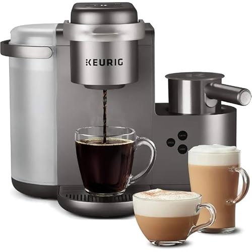 Mann Mart‚Single Serve K-Cup Coffee Maker with Milk Frother ...