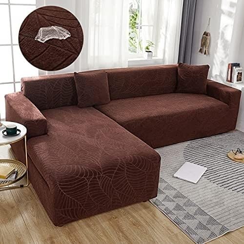 JvFbjLF Elastic Cover Large Corner Sofa Removable Fabric Protective