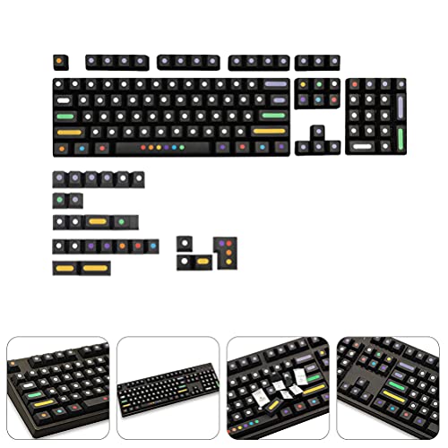Mobestech Conjunto de 128Pcs 1 Tampas Das Teclas Do Teclado Protetor de Teclado Teclado Acessórios