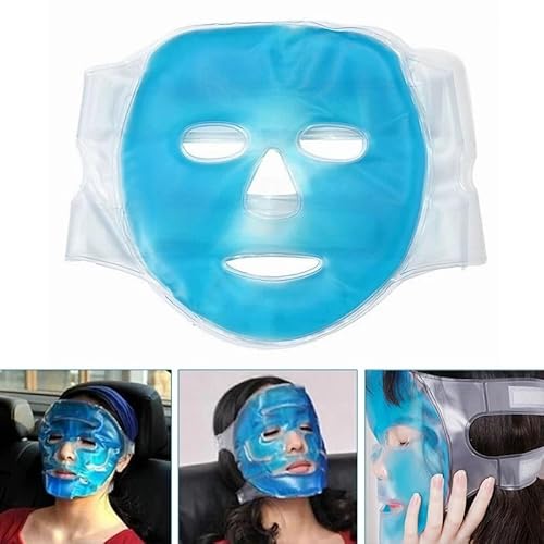 Máscara Térmica Rosto Facial Gel Quente Ou Fria Relaxante