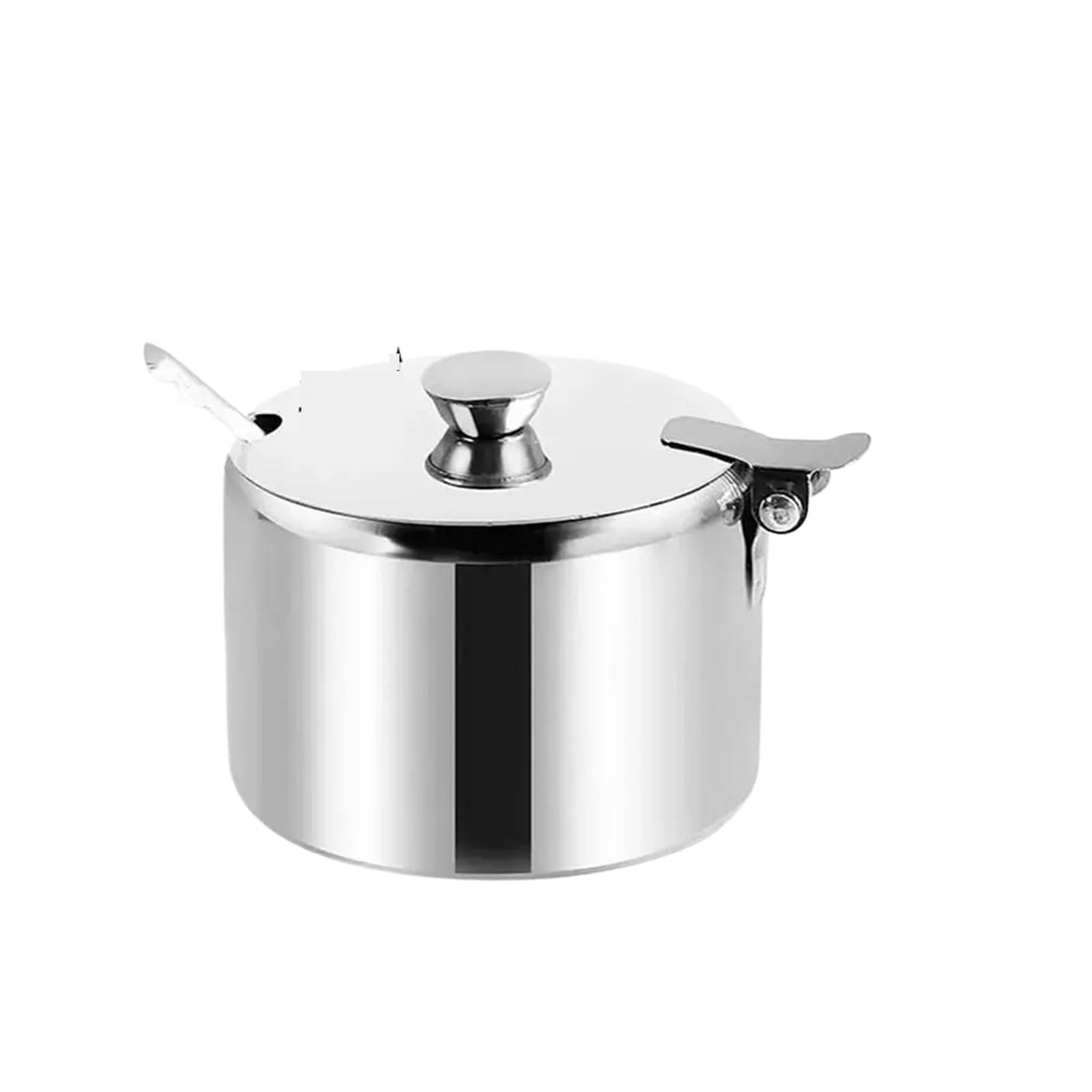 3Pcs Container Seasoning Pot Kitchen Supplies With Lid Spoon for Condiment