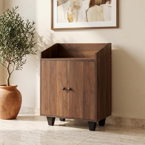 Image of Royaloak Rowan Shoe Rack 2 Door Storage | Wooden with Air Vent, Melamine Finish | Wooden with 8MM Back Sheet for Better Support and Optimized Depth