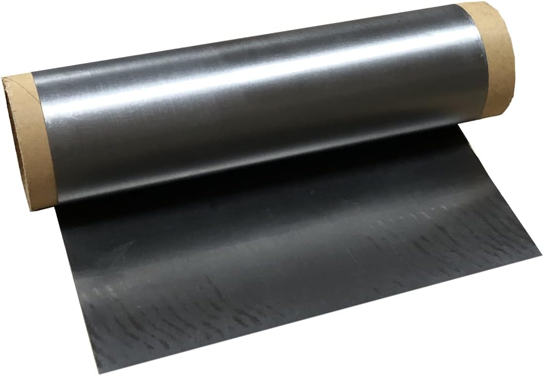 Flexible Graphite Foil/Sheet, 12"x40", Thickness .005"(Select from .005" to .020") Pure Homogeneous, No Binder, No Insert, 99% Carbon