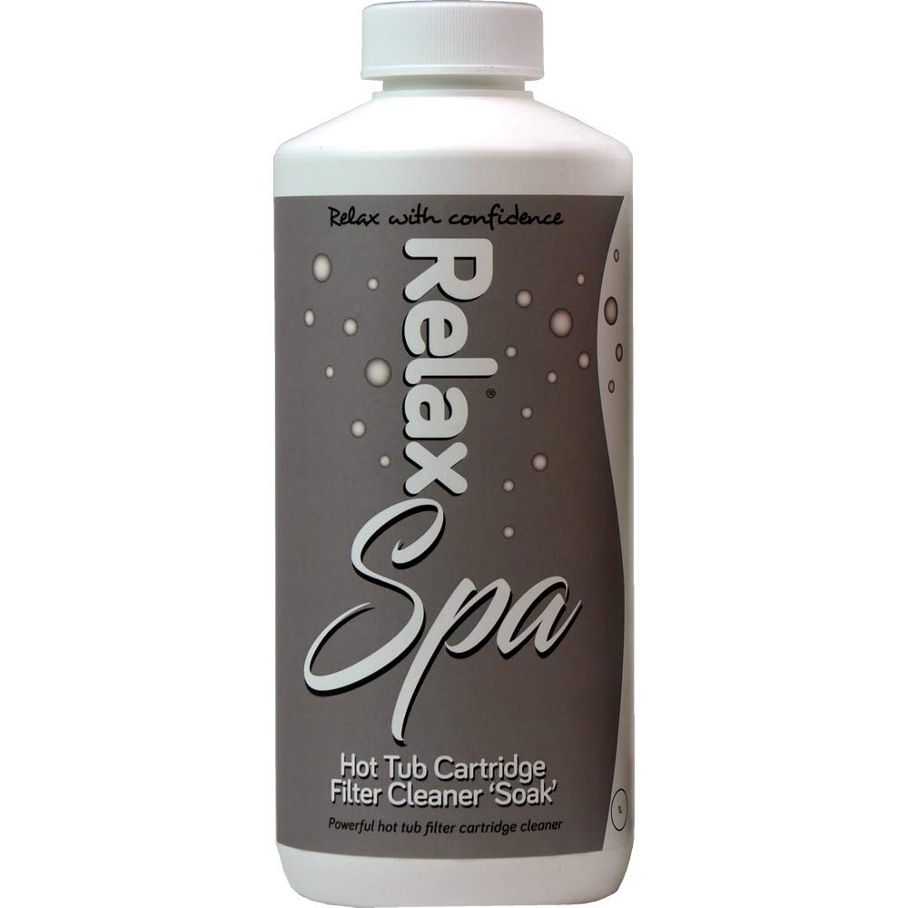 Relax Spa Hot Tub Cartridge Filter cleaner "Soak" 1 litre