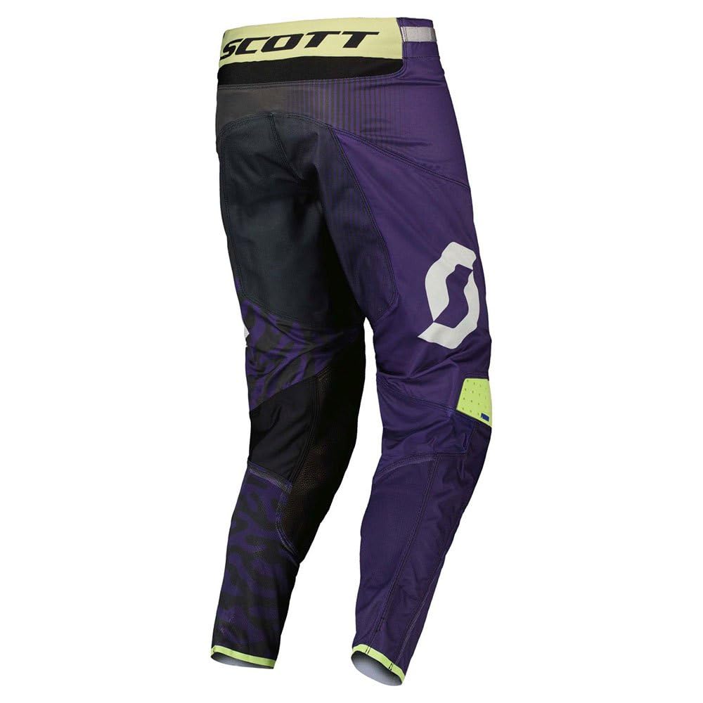 Scott Podium Pro MX 2024 spodnie do jazdy na motocross/DH, fioletowe/zielone