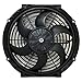 Upgr8 Universal High Performance 12V Slim Electric Cooling Radiator Fan with Fan Mounting Kit (10 Inch, Black)