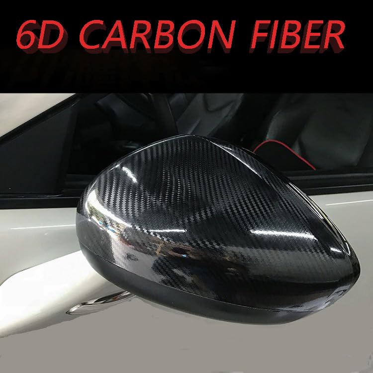 Foneso Pellicola Adesiva 6D In Fibra Di Carbonio Nera – 30 Cm X 300 Cm, Con Strumenti, Per Auto E Moto