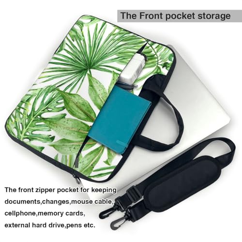 Bolsa porta laptop con estampado exótico resistente al agua y asas reforzadas 4