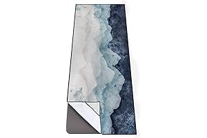QiyI Yoga Mat Towel with Corner Pockets: The Epitome of Non-slip Absorbency for Yogis