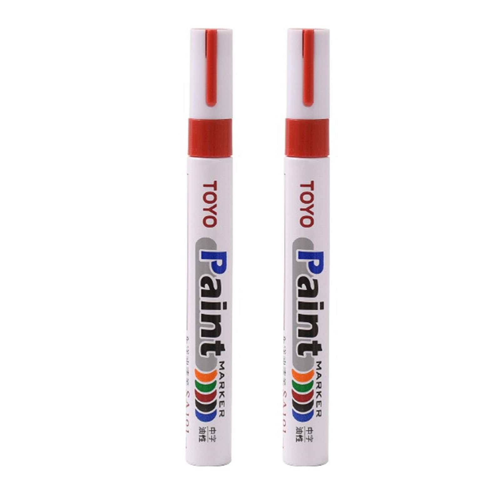 matumou 2Pcs Tire Mark Pens Waterproof Fade Resistant Precise Application Fill Pens Vehicle Accessories