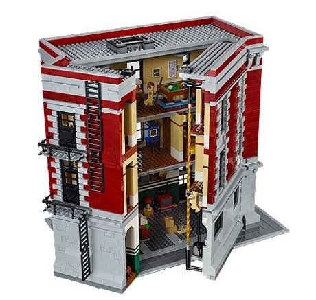 Amazon.co.jp: LEGO レゴ 75827 ゴーストバスターズHQ 消防署本部 