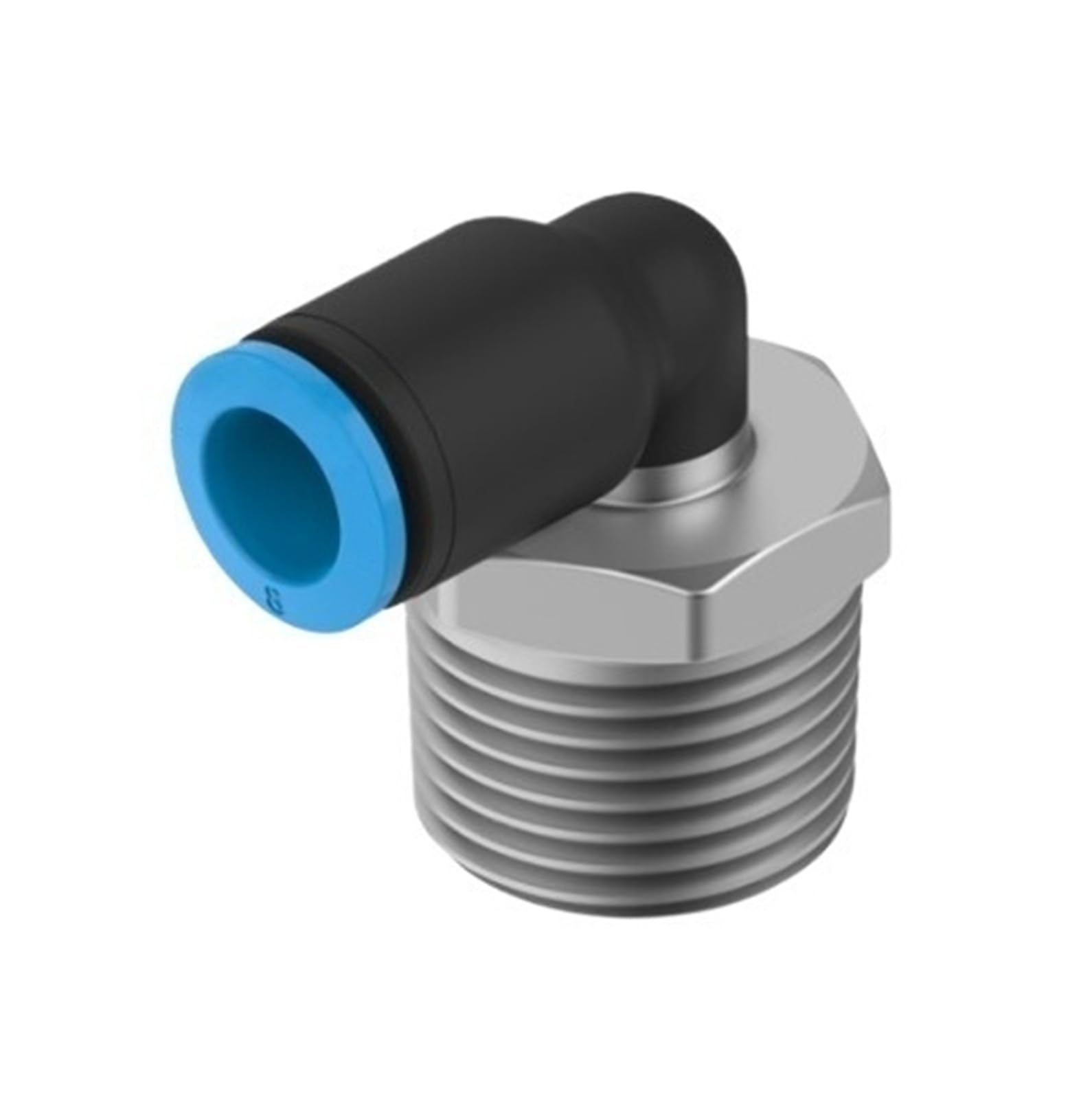 Yusweet 8112959 5Pcs Pneumatic Push-In Connector External Thread R1/2 8Mm Outer Diameter Original