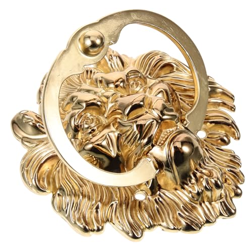 CLISPEED Tirador Decorativo de Puerta de Metal con Cabeza de Tirador Vintage para Muebles Manija de Acabado para Puertas de Entrada y Gabinetes
