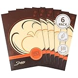 FloralSimplicity Pumpkin Spice Latte Scented Sachets Pack of 6, Fall & Winter - Long-Lasting Scented Bags, Home Fragrance, Air Freshener & Deodorizer for Closet, Room, Drawer, or Cars, Made in USA