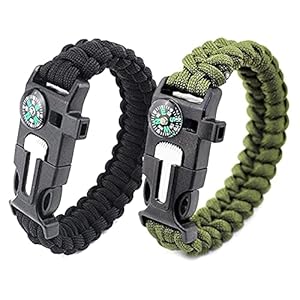Shao hua 2 Pulseras de Supervivenci...