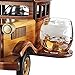 Old Fashioned Car Whiskey Decanter Set, Very Large 15