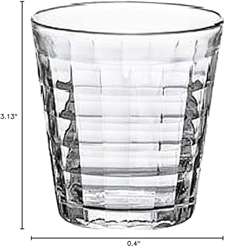 Miniatura 7 de Duralex 1031AB066 - Vasos de vidrio Prisme fabricados en Francia, 6 onzas, juego de 6, transparente