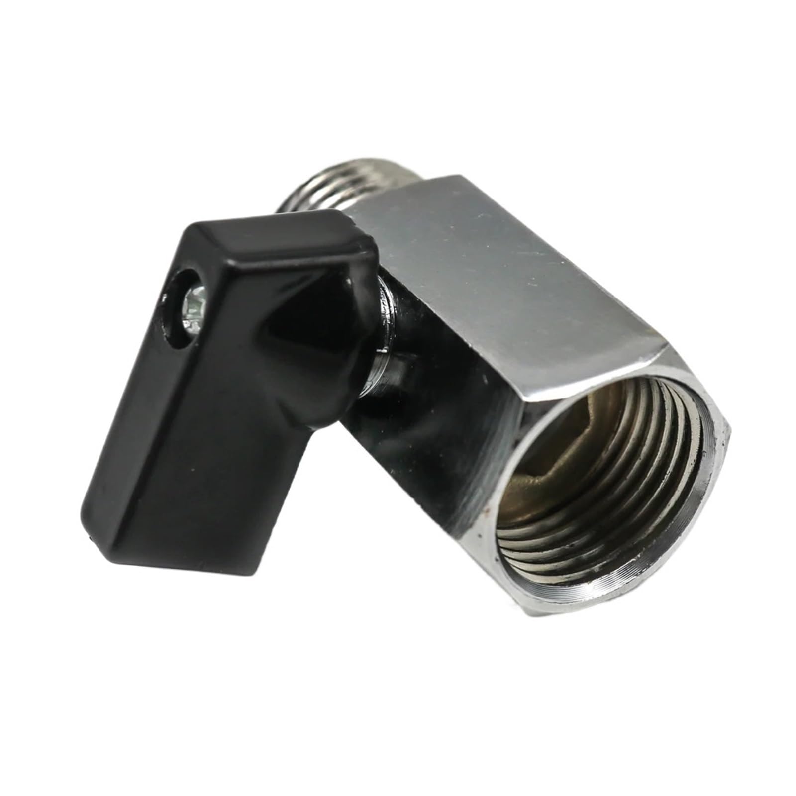 Valvola a sfera in ottone da 1/8" 1/4" 3/8" 1/2" filettata mini maschio-femmina valvola di intercettazione for compressore d'aria, acqua, gasolio(1/4",Male To Male)