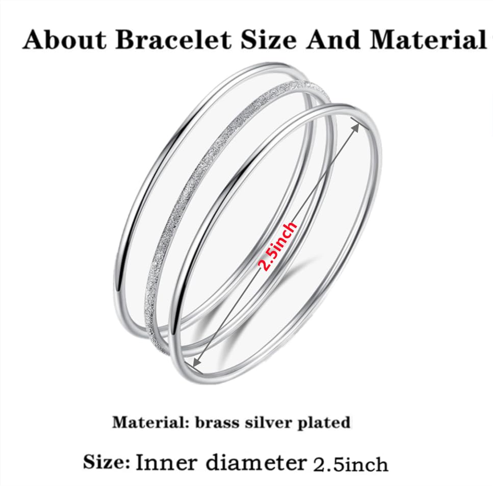 Sterling Silver Bangle Bracelets for Women, Mother's Day Gift 925 silver Cuff Bracelet Adjustable Jewelry Fashion Simple Open Bangles Cuff Jewelry for Women Mom Wife Valentine Gift3