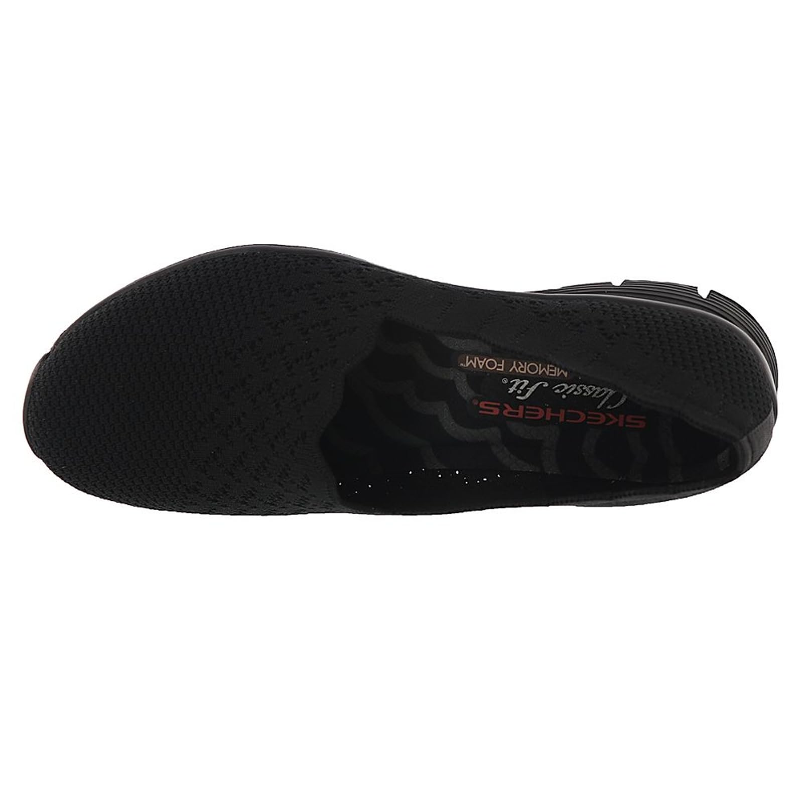 Skechers Kobiety Seager - Stat - Scalloped Collar, Engineered Skech-knit Slip-on - Classic FitMokasyn