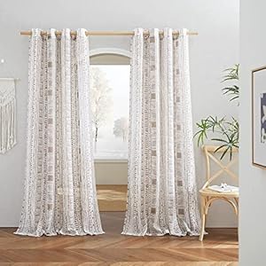 NICETOWN Boho Curtains for Living Room...